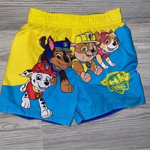 Nickelodeon Paw Patrol Baby Boys Swim Trunks 18 Months - Picture 1 of 2